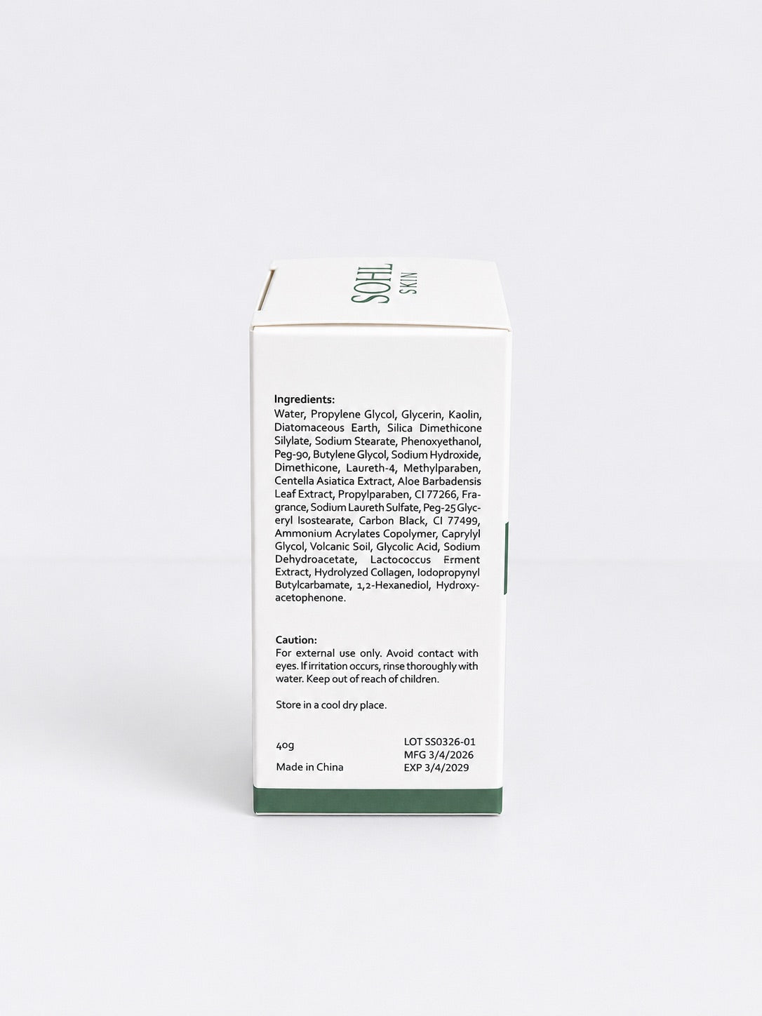 Volcanic Mud Facial Mask Stick